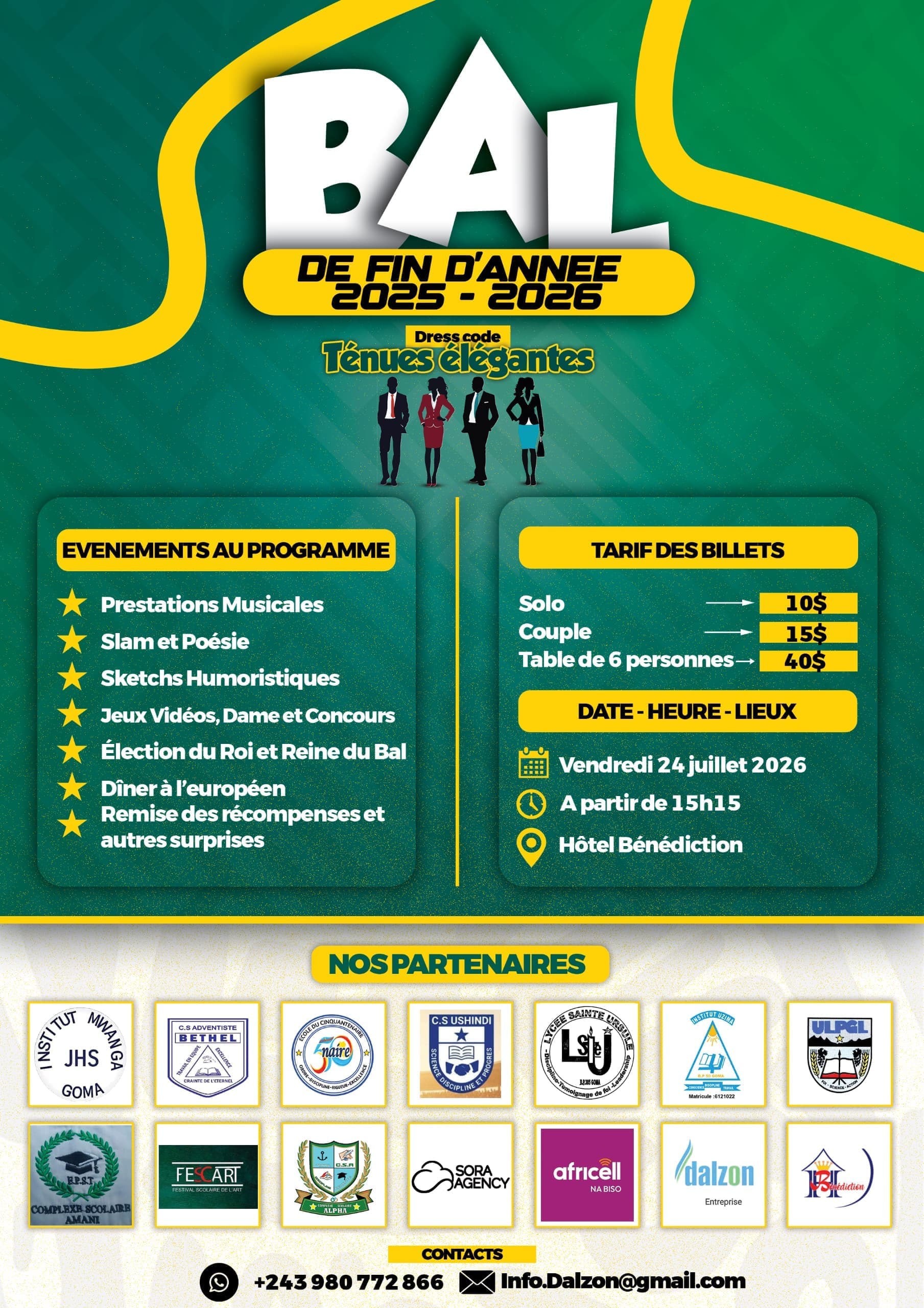 winner of event bal de fin d'année 2025-2026